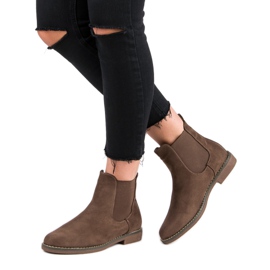 Super Mode Zamszowe Sztyblety Khaki 2