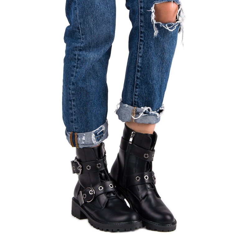 Sweet Shoes Czarne Workery 1