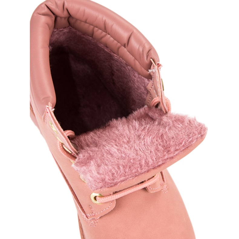 Pudrowe traperki różowe 1