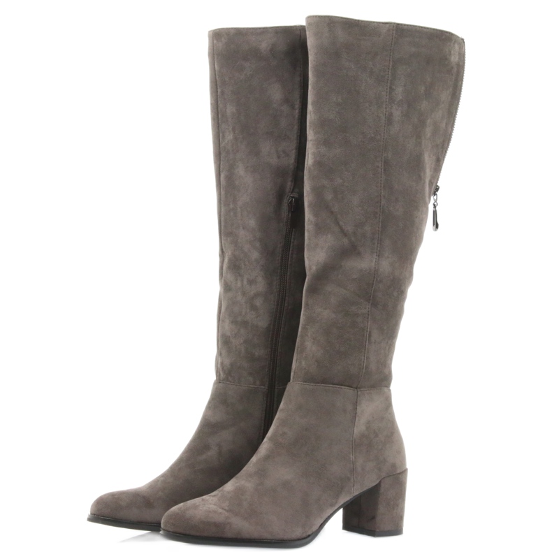 Kozaki ciemne Coffe Sergio leone brąz brązowe 3