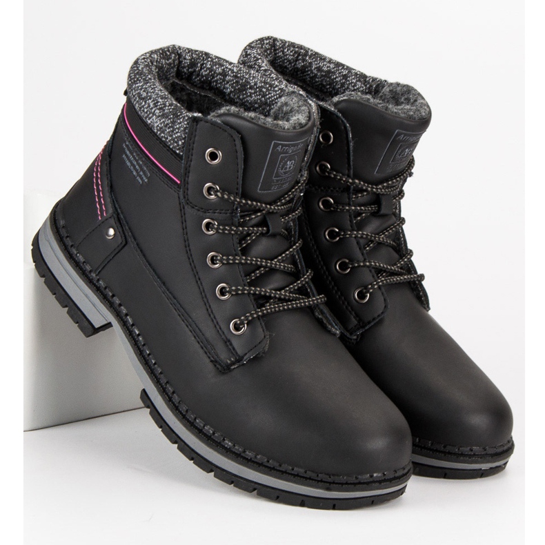 Arrigo Bello Ocieplane Traperki czarne 2