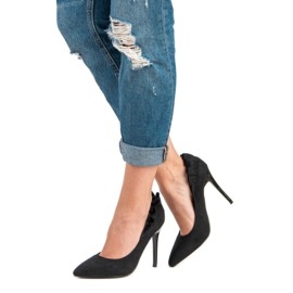 Eleganckie Czarne Szpilki 2