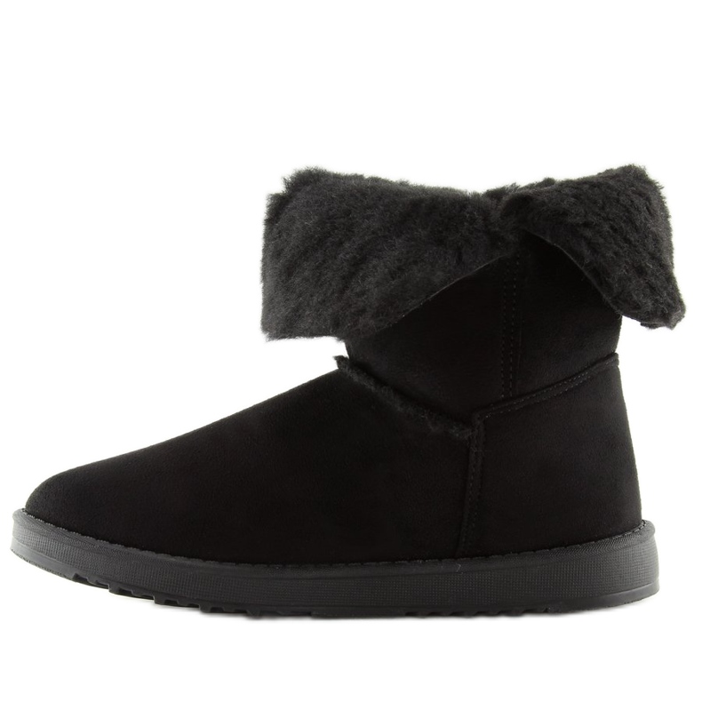 Emusy z pomponem czarne SP04P Black 1