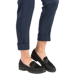 Queen Vivi Czarne Mokasyny 2