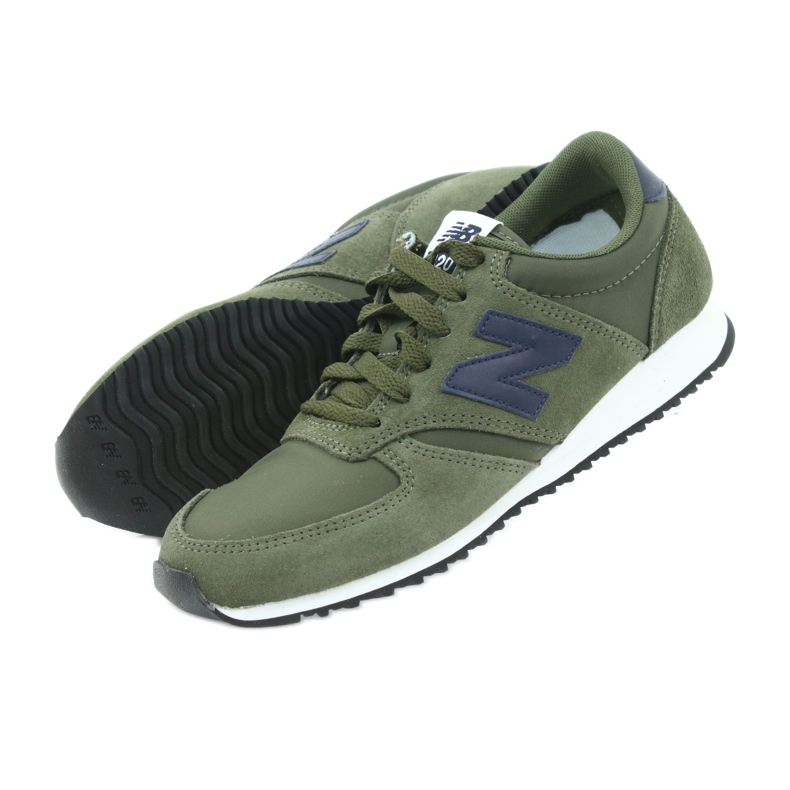 New Balance U420JDE COVERT GREEN PIGMENT JADE zielone granatowe 4