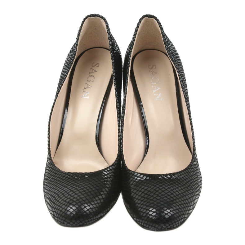 Czółenka czarne Sagan 2600 4