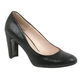 Czółenka czarne Sagan 2600 1