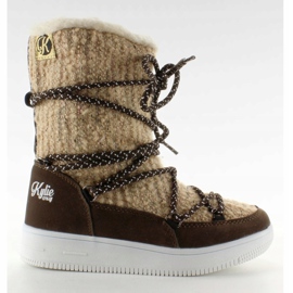 Dziecięce śniegowce eskimoski k1646102 Beige beżowy 1