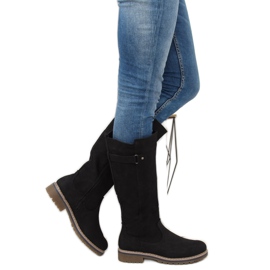 Kozaki timberki czarne GD-WL-07 Black 1