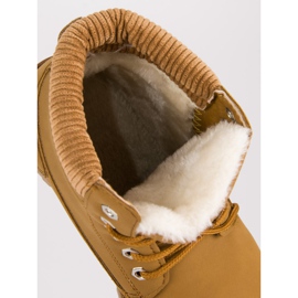 Camelowe Ocieplane Traperki brązowe 1