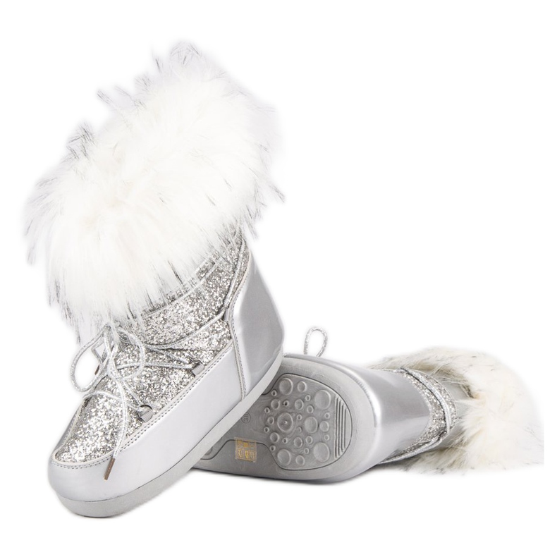 Modne Śniegowce szare 1