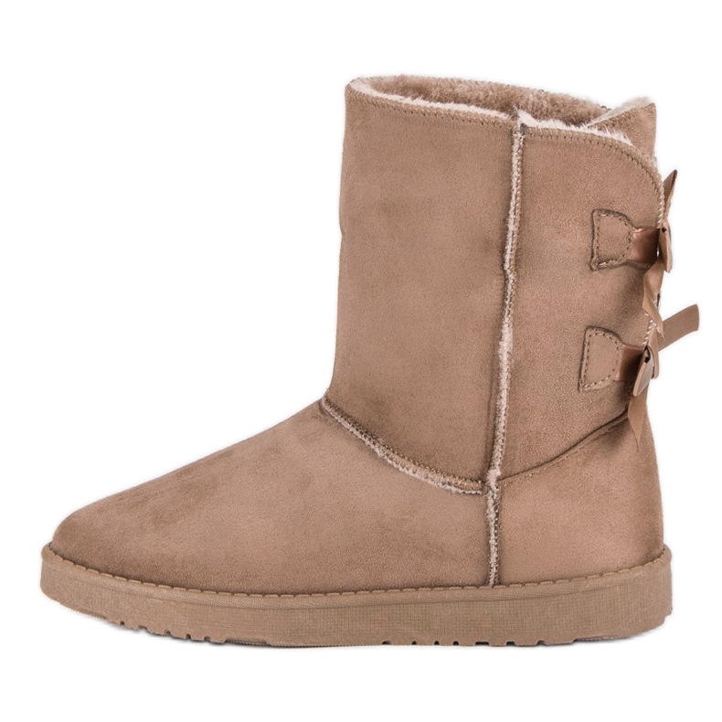 Wysokie Mukluki brązowe 2