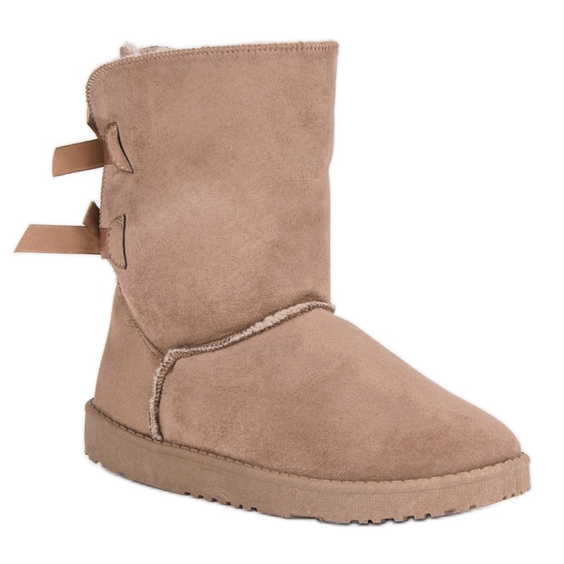 Wysokie Mukluki brązowe 1