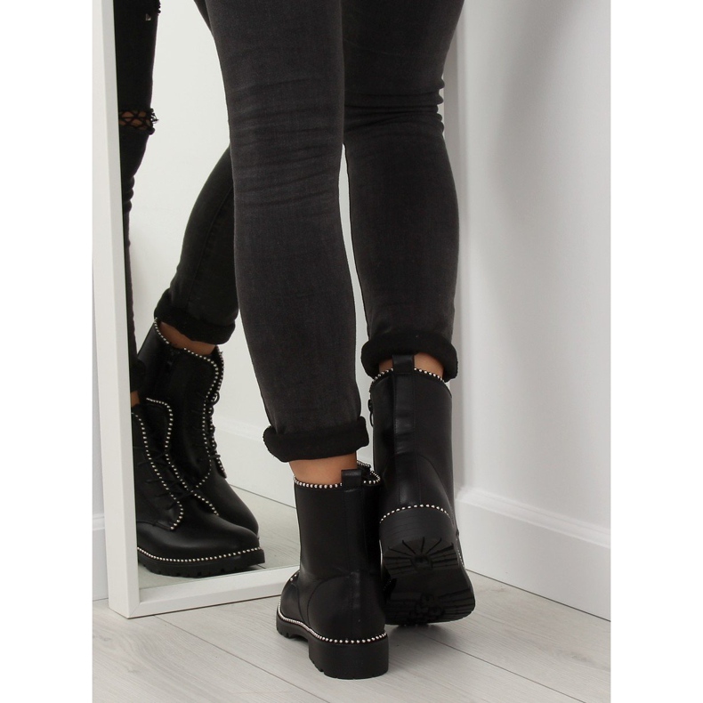 Botki workery czarne 2577 black 2