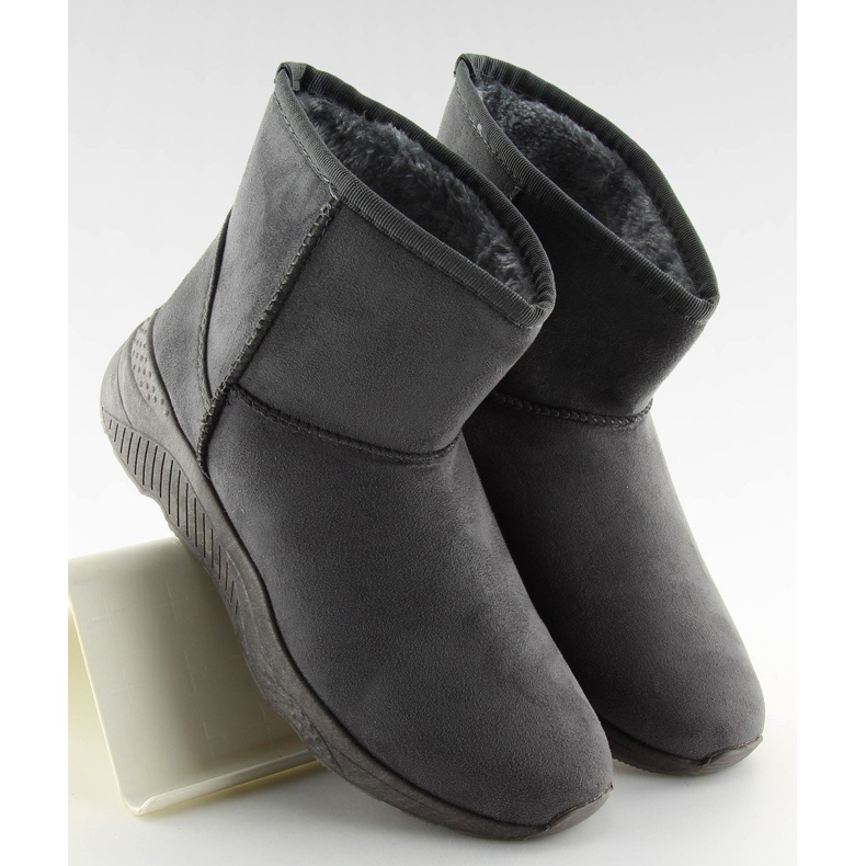 Śniegowce damskie szare D009 Grey 1