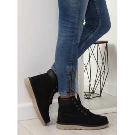 Traperki damskie czarne KK-102 Black 2