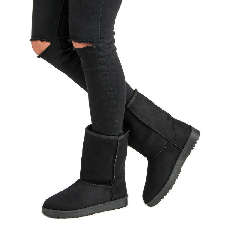 Klasyczne mukluki czarne 2