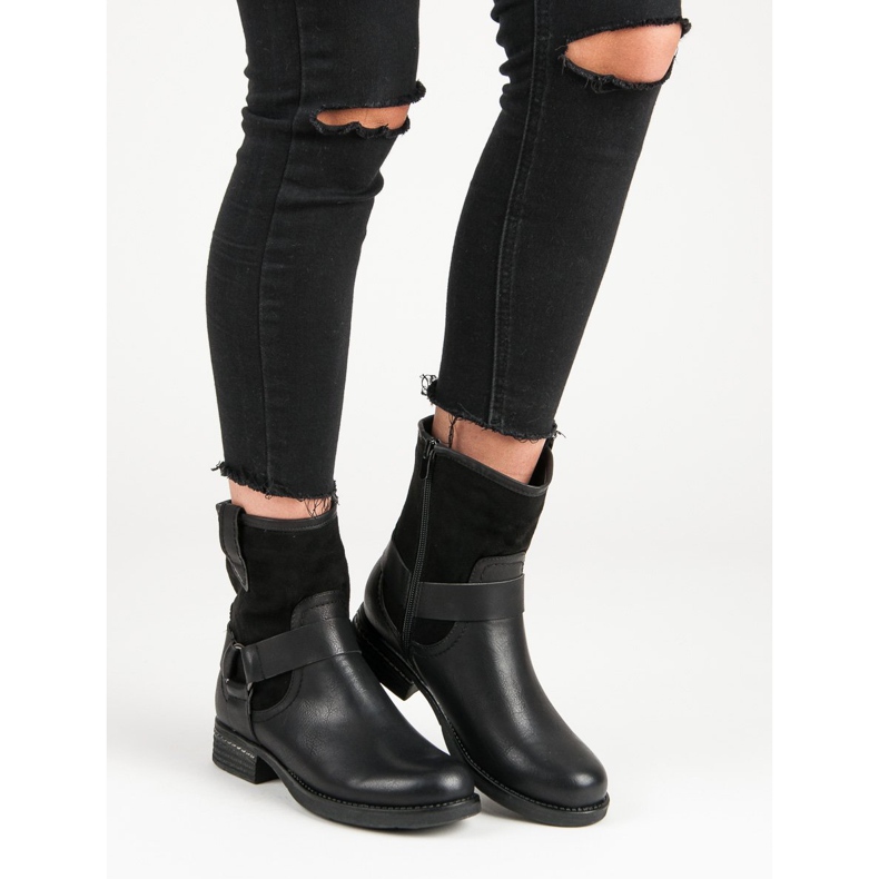 Super Mode Czarne Workery 1