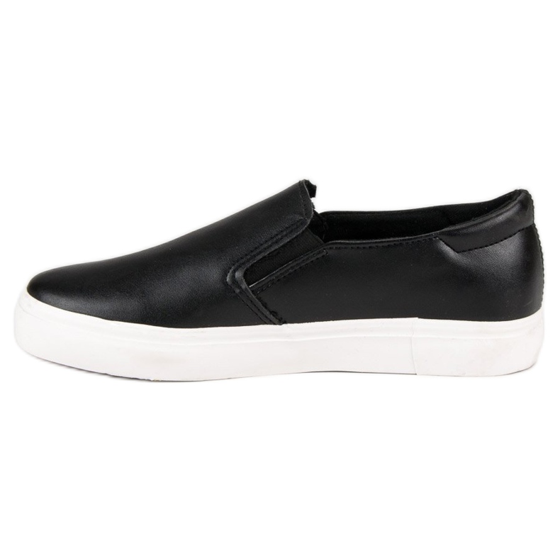 Czarne Trampki Slip On 2