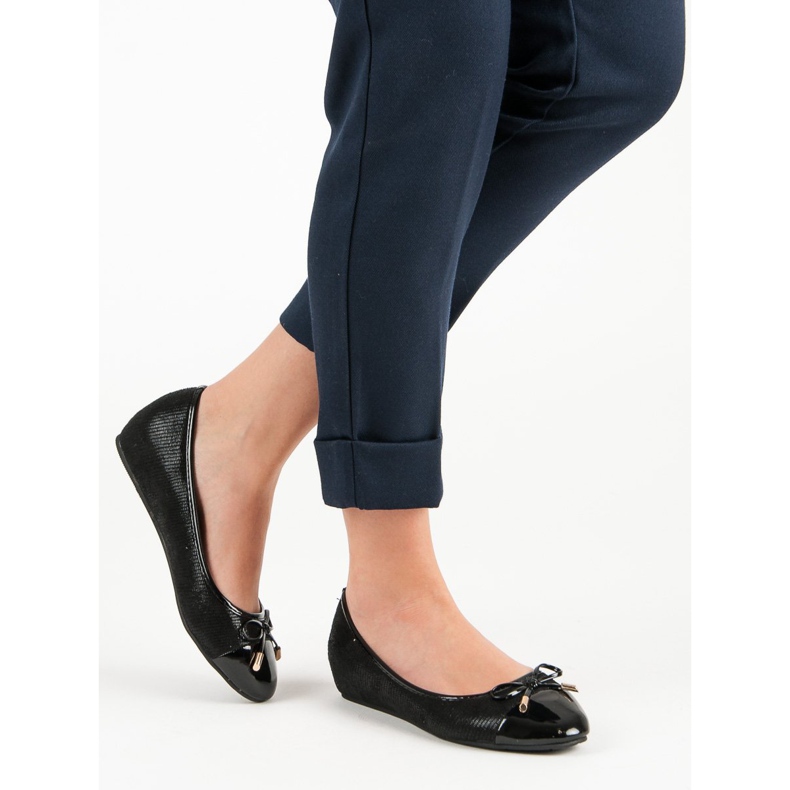 Modne Baleriny czarne 1