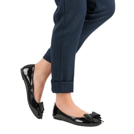 Comer Baleriny Z Kokardą czarne 1