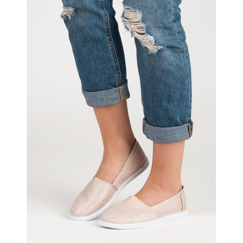 Comer Wygodne Slipony brązowe żółte 2