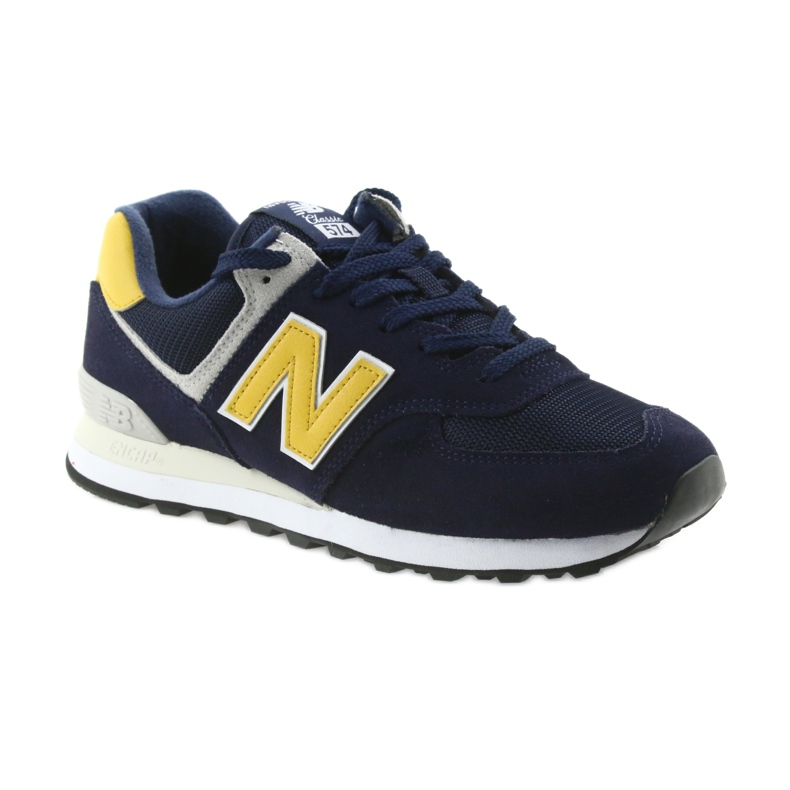 New Balance ML574SMB PIGMENT WITH BRASS żółte granatowe 1