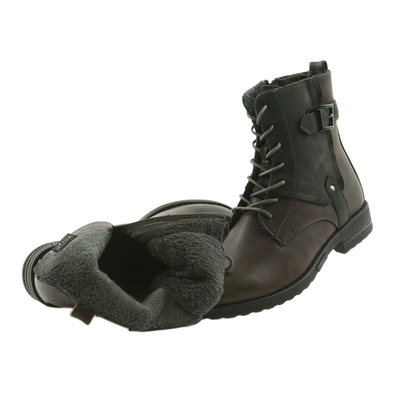 Filippo Workery szare wiązane 5