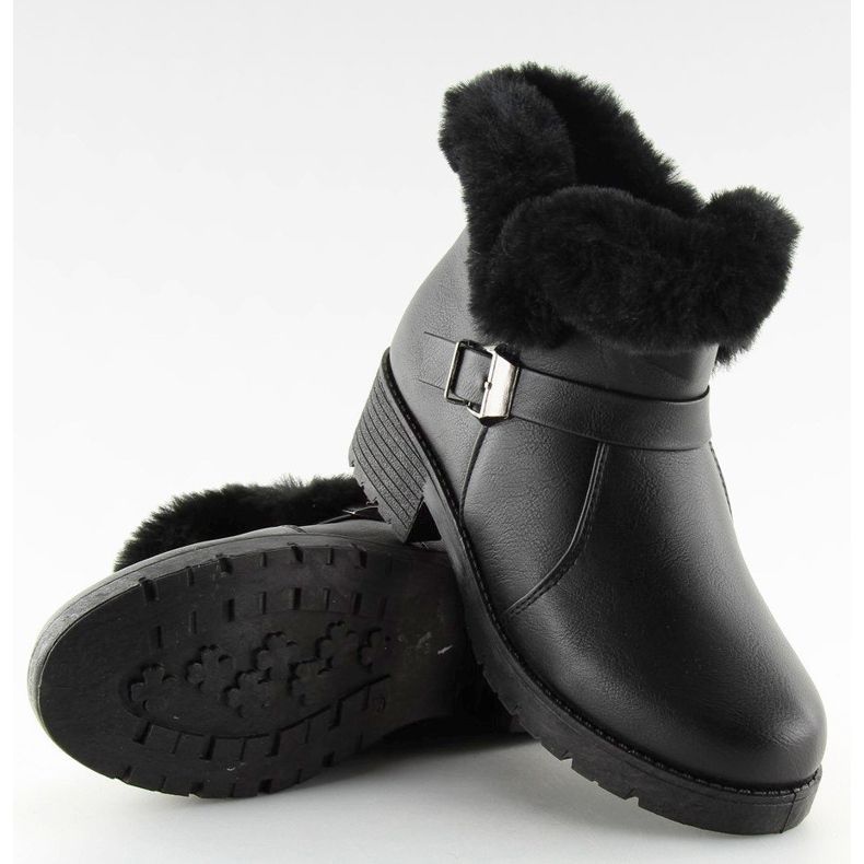 Botki damskie czarne SJ1820-1 Black 2