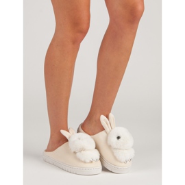 Cieplutkie Kapcie brązowe 1