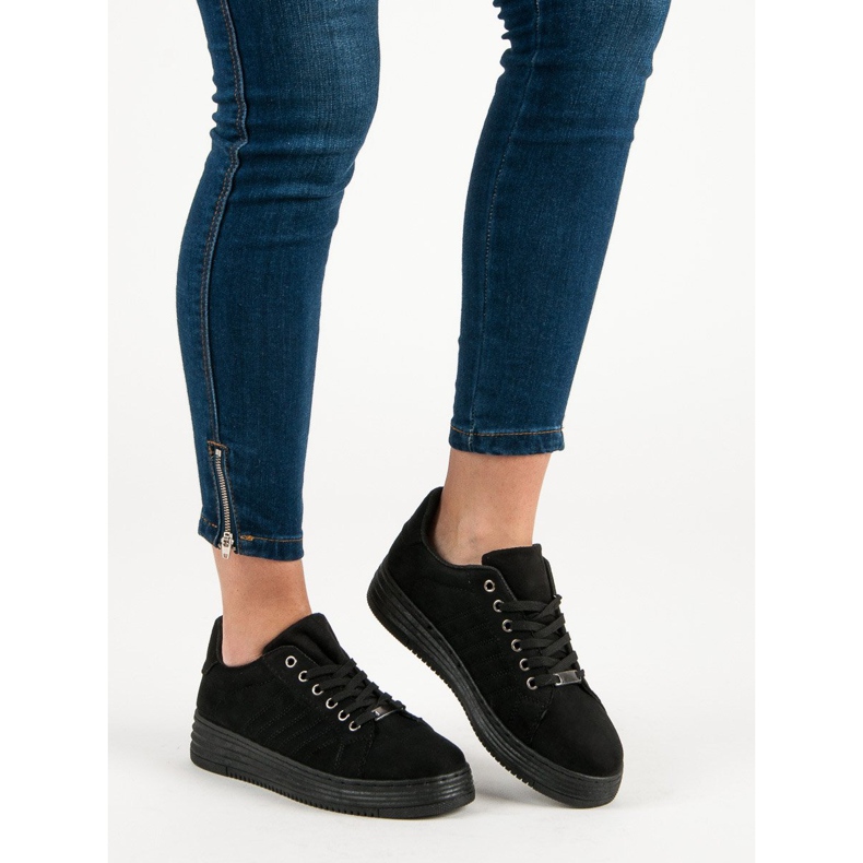 Trampki Na Platformie MCKEYLOR czarne 1