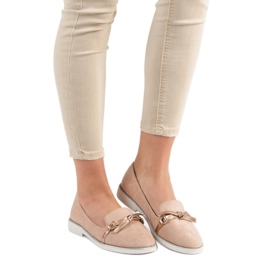 Emaks Zamszowe Mokasyny różowe 1