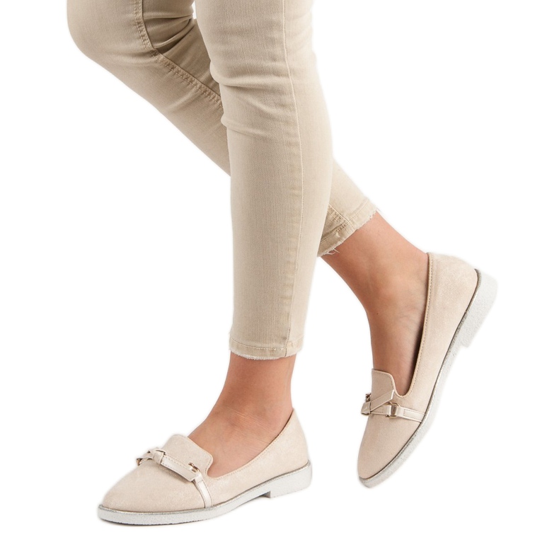 Emaks Zamszowe Mokasyny brązowe 2