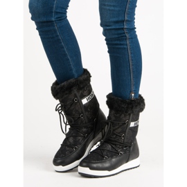 Wysokie śniegowce czarne 1