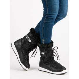 Wysokie śniegowce czarne 2