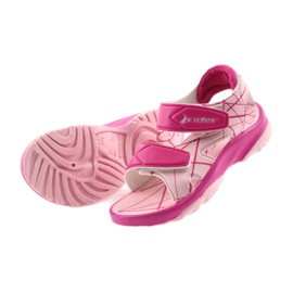 Różowe sandałki buty dziecięce na rzepy do wody Rider 488 4