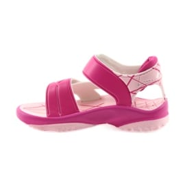 Różowe sandałki buty dziecięce na rzepy do wody Rider 488 2