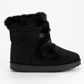 Modne Czarne Mukluki 2