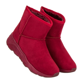 Śniegowce Na Platformie czerwone 1