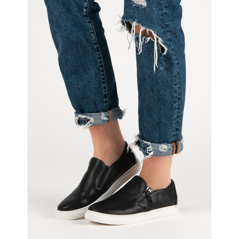 Weide Czarne Slipony 2