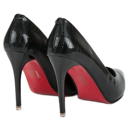 Lakierowane Czarne Szpilki 1