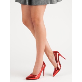 Lakierowane Czerwone Szpilki 2