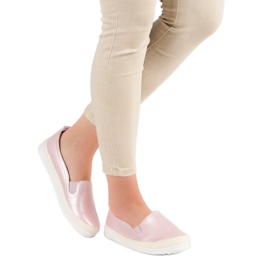 Wygodne Slipony różowe 1