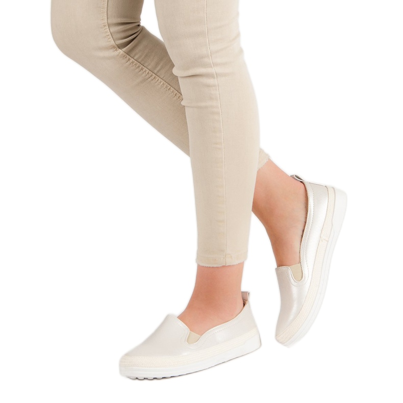 Wygodne Slipony żółte 1