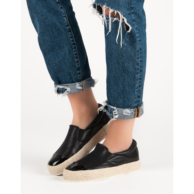 Modne Czarne Trampki 1