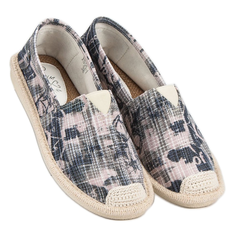Small Swan Modne Espadryle wielokolorowe 1