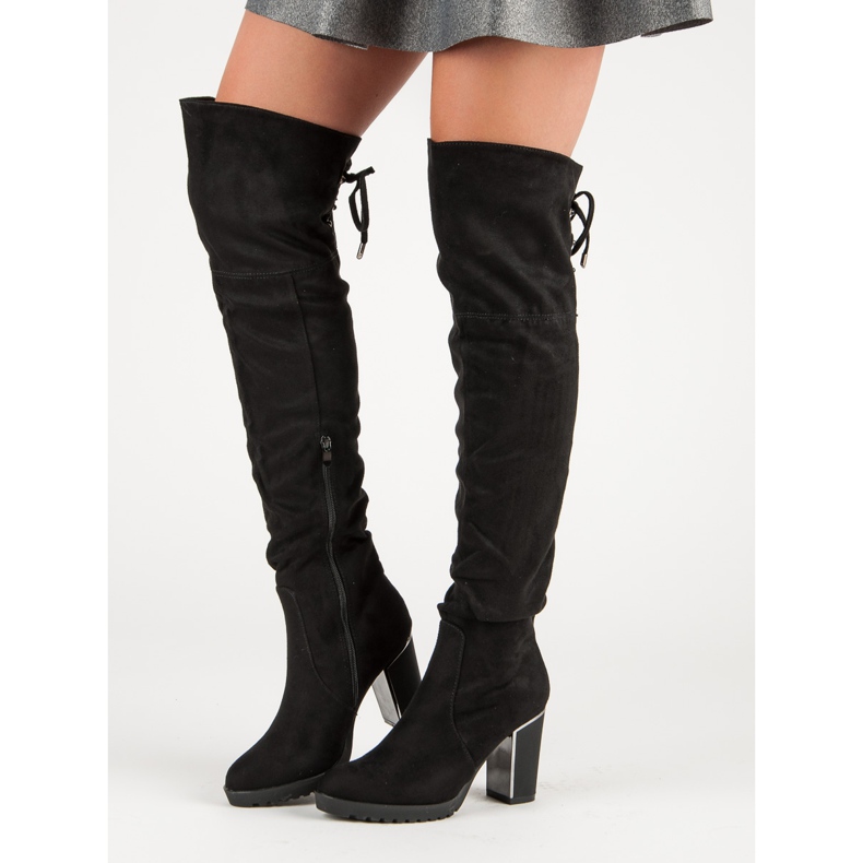 SDS Modne Czarne Muszkieterki 1