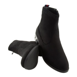 Botki damskie czarne 168-176 Black 2