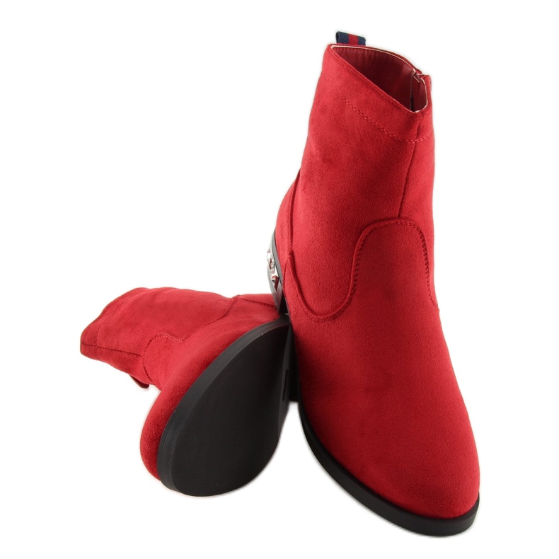Botki damskie czerwone 168-176 Red 2