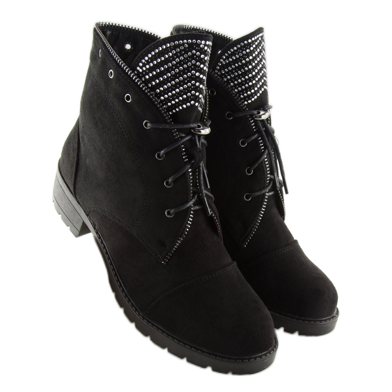 Workery damskie czarne GF055 Black 2